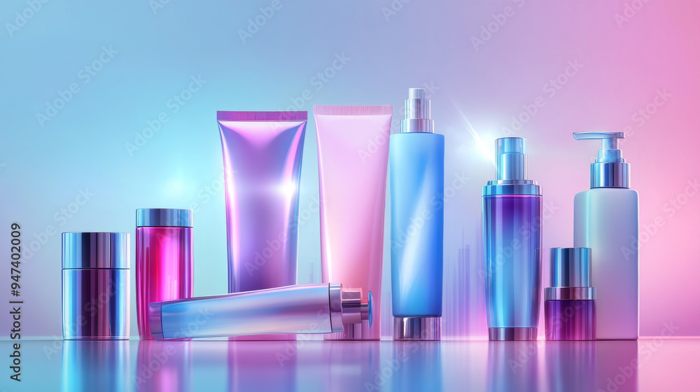 Vector ad banner featuring hair shampoo or conditioner, cosmetic bottles, and glossy hair. Professional care lotion tubes for deep repair. Realistic 3D template for cosmetics beauty product adverse. Vector ad banner featuring hair shampoo or conditioner, cosmetic bottles, and glossy hair. Professional care lotion tubes for deep repair. Realistic 3D template for cosmetics beauty product adverse.