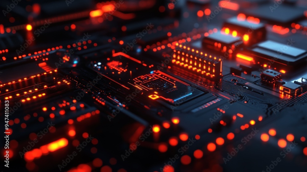 Circuit Board Abstract Circuit Board Abstract