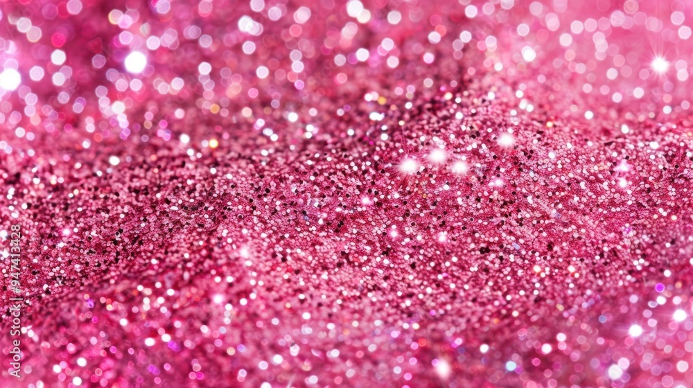 Pink Glitter Background with Sparkling Light Pink Glitter Background with Sparkling Light