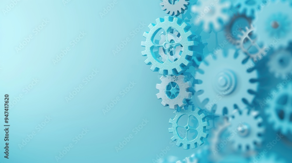 An abstract representation of interconnected gears in motion, symbolizing the mechanisms of business progress and advancement, against a clean, minimalist backdrop. An abstract representation of interconnected gears in motion, symbolizing the mechanisms of business progress and advancement, against a clean, minimalist backdrop.