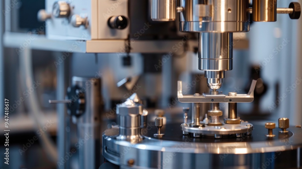 Close-up of a Precision Machine Close-up of a Precision Machine