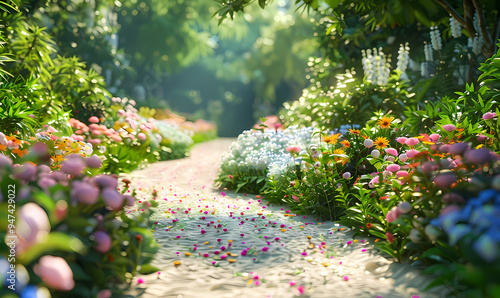 Fototapeta Naklejka Na Ścianę i Meble -  flowers in the garden