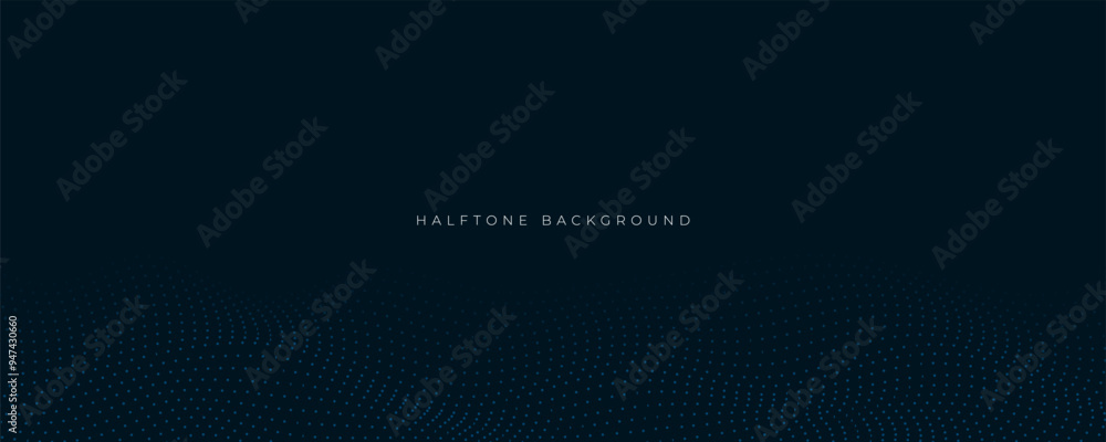 Abstract Halftone Technology Background Blue Particles Decoration Vector Abstract Halftone Technology Background Blue Particles Decoration Vector