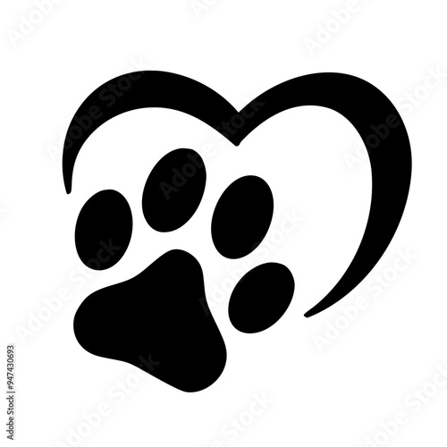 Dog paw