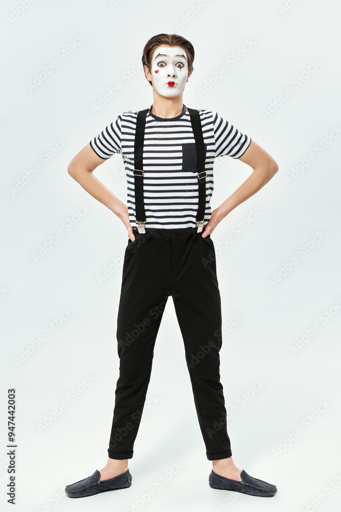 theatre mime portrait theatre mime portrait