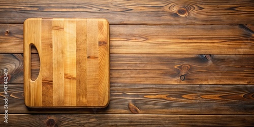Chopping cutting board block on wooden texture background, kitchen, cooking, food preparation, utensil, chef, culinary, wood
