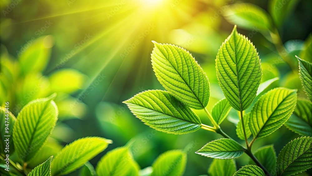 Close-up of fresh green leaves in natural sunlight, green leaves, nature, foliage, vibrant, detail, close-up, plant Close-up of fresh green leaves in natural sunlight, green leaves, nature, foliage, vibrant, detail, close-up, plant