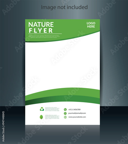 nature flyer design