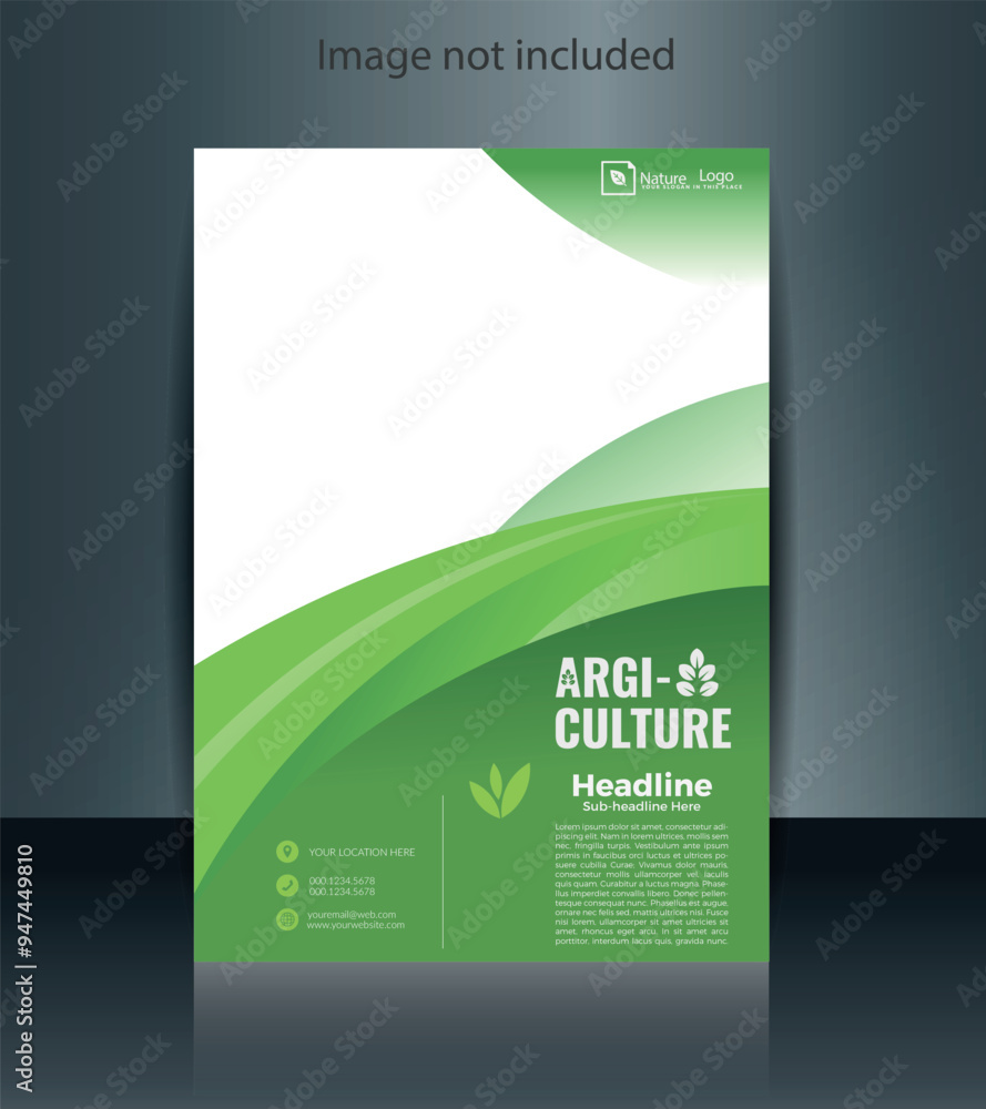 Fototapeta premium nature flyer design