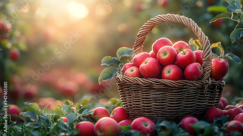 Apples in the basket