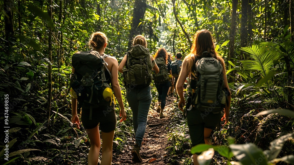 A band of friends sets off on an exhilarating journey through a vibrant woodland, creating unforgettable moments in the heart of nature. A band of friends sets off on an exhilarating journey through a vibrant woodland, creating unforgettable moments in the heart of nature.
