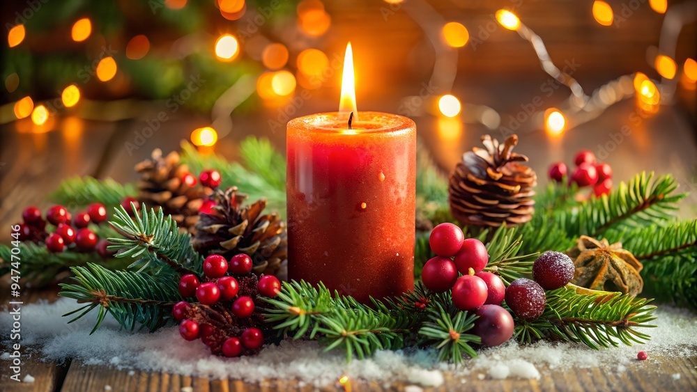 Christmas Candle. Perfect for: Christmas, Winter nights Christmas Candle. Perfect for: Christmas, Winter nights