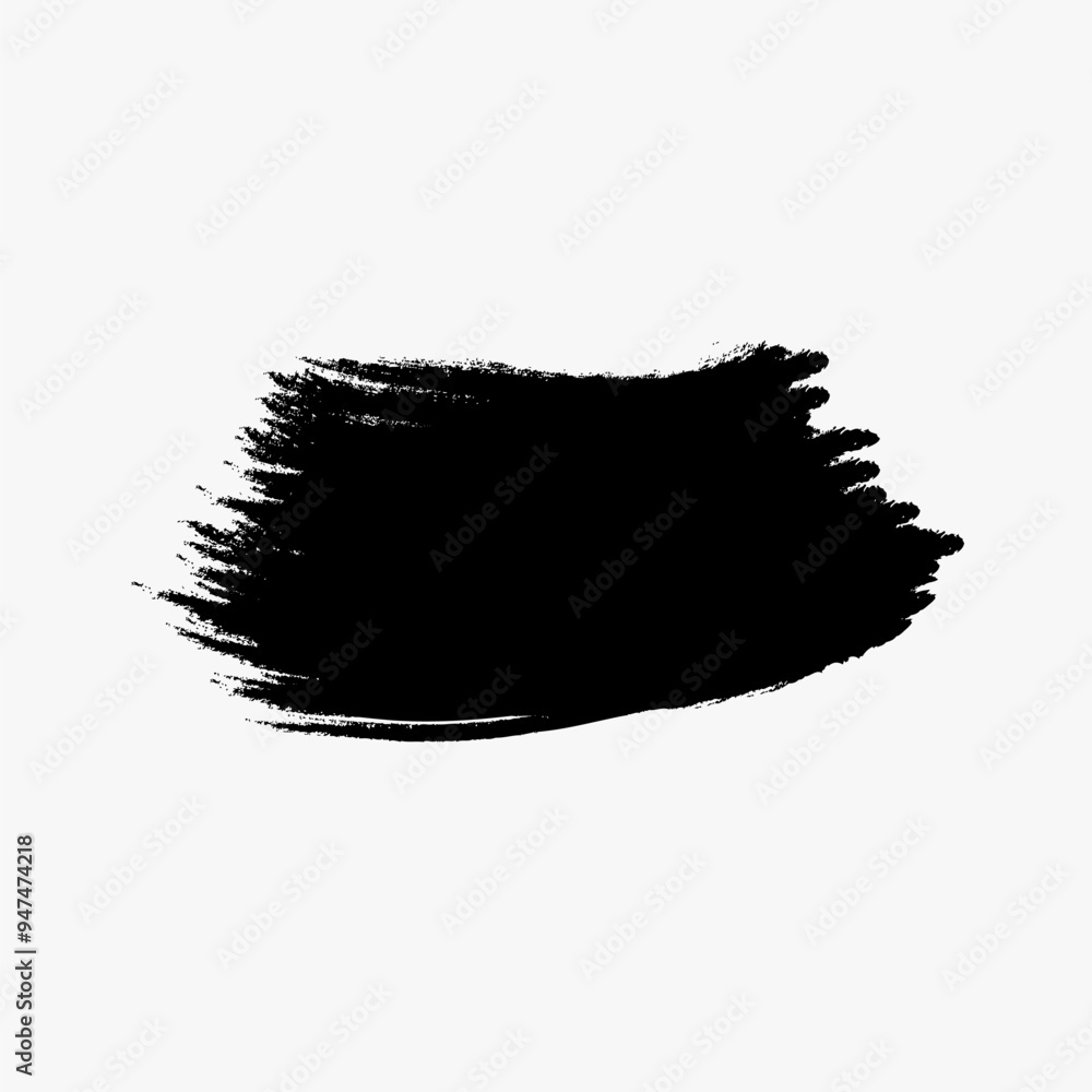 Hand drawn paint brush black brush stroke design brush design,