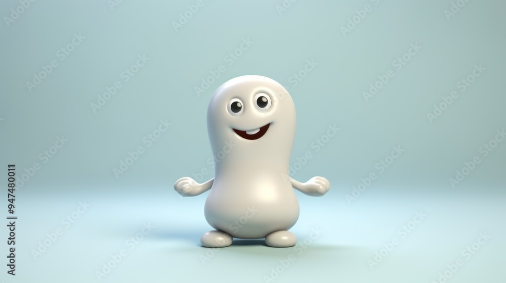 Cheerful Cartoon Character Cheerful Cartoon Character