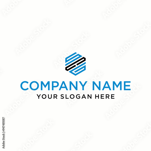 SCG letter logo in the form of hexagons and cube logos with letter designs for corporate identity