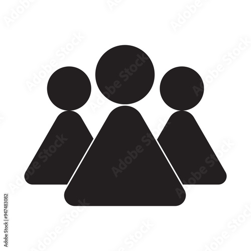 Woman or female symbol group Gender illustration