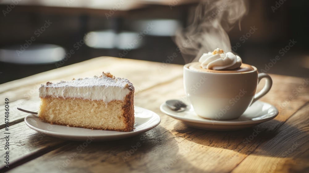Coffee Break with a Slice of Cake Coffee Break with a Slice of Cake