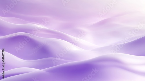 Dreamlike abstract clouds in lavender gradient create serene ethereal atmosphere