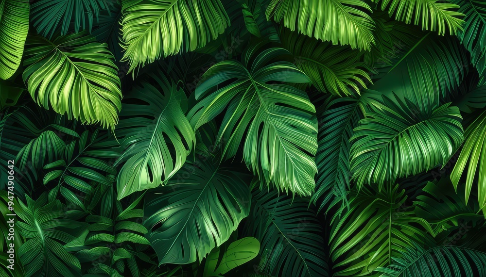 green leaves background green leaves background
