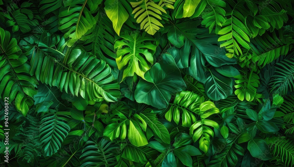green fern leaves green fern leaves