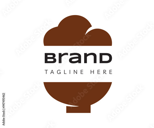 Rice logo icon design template elements. Usable for Branding and Business Logos.