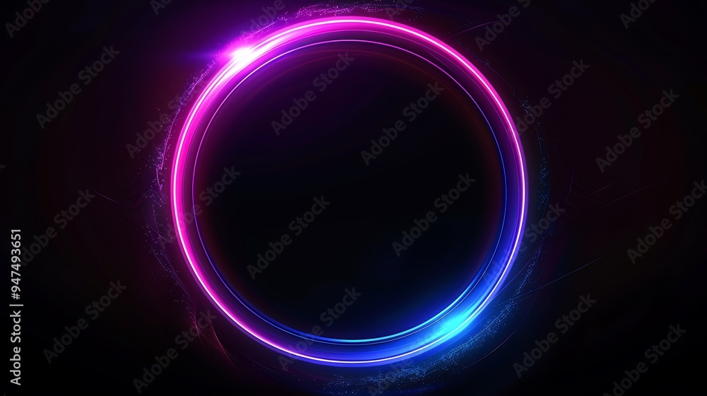 Abstract Neon Circle Abstract Neon Circle