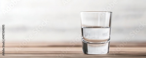 Stolichnaya vodka from Russia in a shot glass, vodka, Russia, shot photo