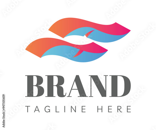 Wave logo icon design template elements. Usable for Branding and Business Logos.