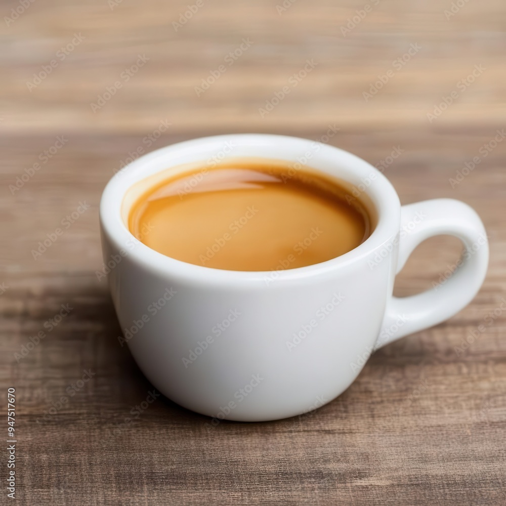 Espresso from Italy in a small white ceramic cup, espresso, Italy, ceramic Espresso from Italy in a small white ceramic cup, espresso, Italy, ceramic