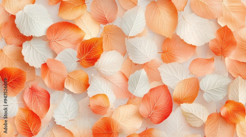 Soft, pastel autumn leaves floating gently on a light background. The delicate and airy design is perfect for seasonal backgrounds, nature-inspired themes, and elegant fall gray Soft, pastel autumn leaves floating gently on a light background. The delicate and airy design is perfect for seasonal backgrounds, nature-inspired themes, and elegant fall gray