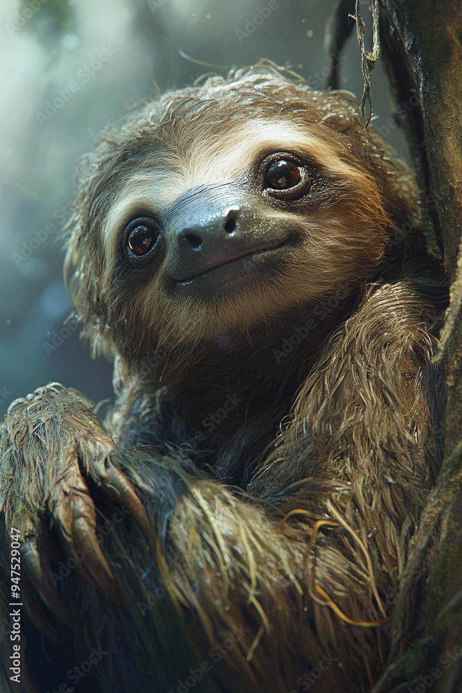 Naklejka premium The Sloth