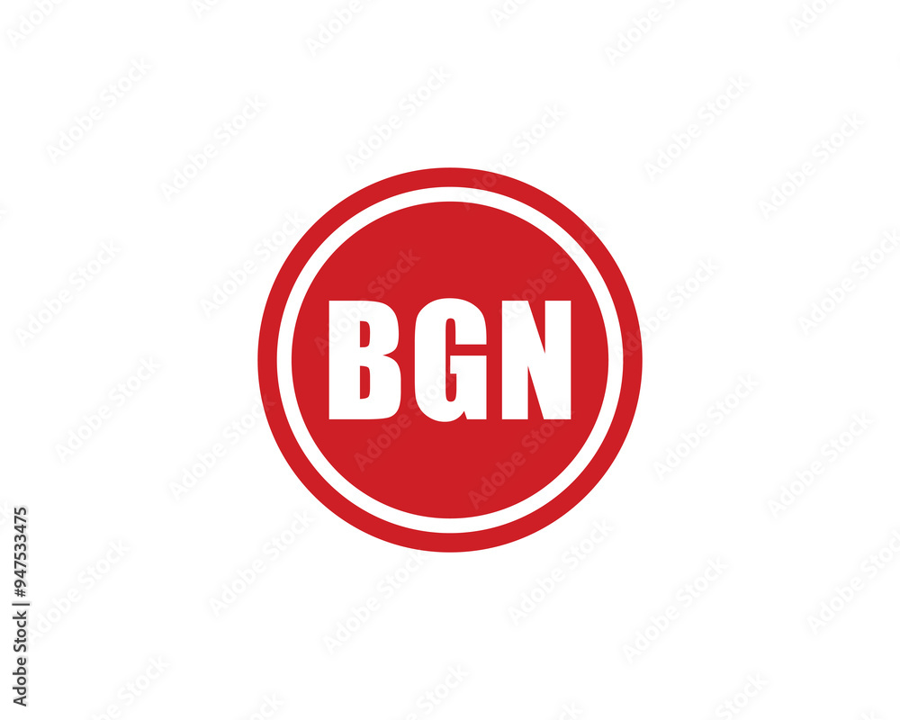 BGN Logo design vector template. BGN BGN Logo design vector template. BGN