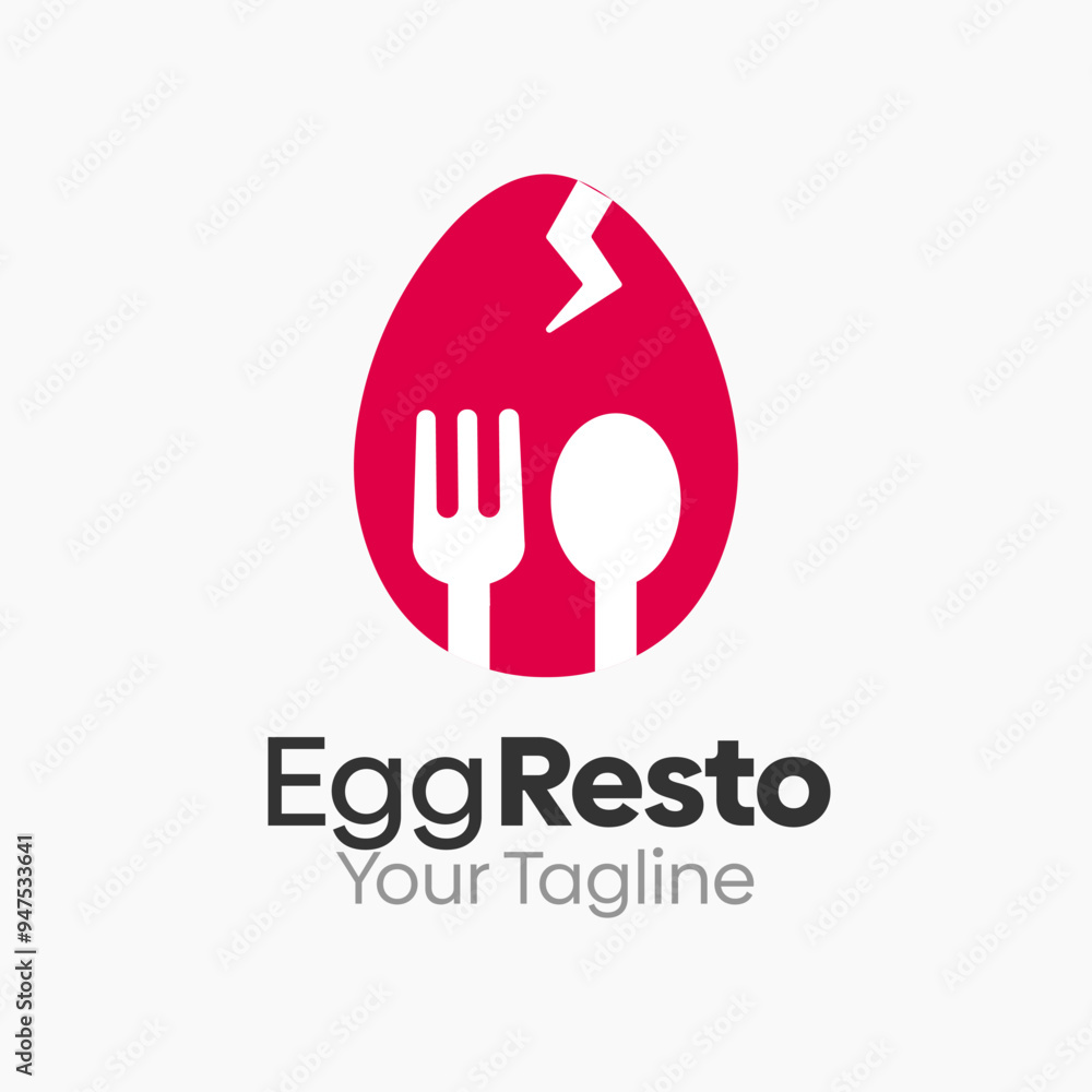Egg Restaurant Logo Design Template. Good for Business, Agency, Community and Organization Egg Restaurant Logo Design Template. Good for Business, Agency, Community and Organization