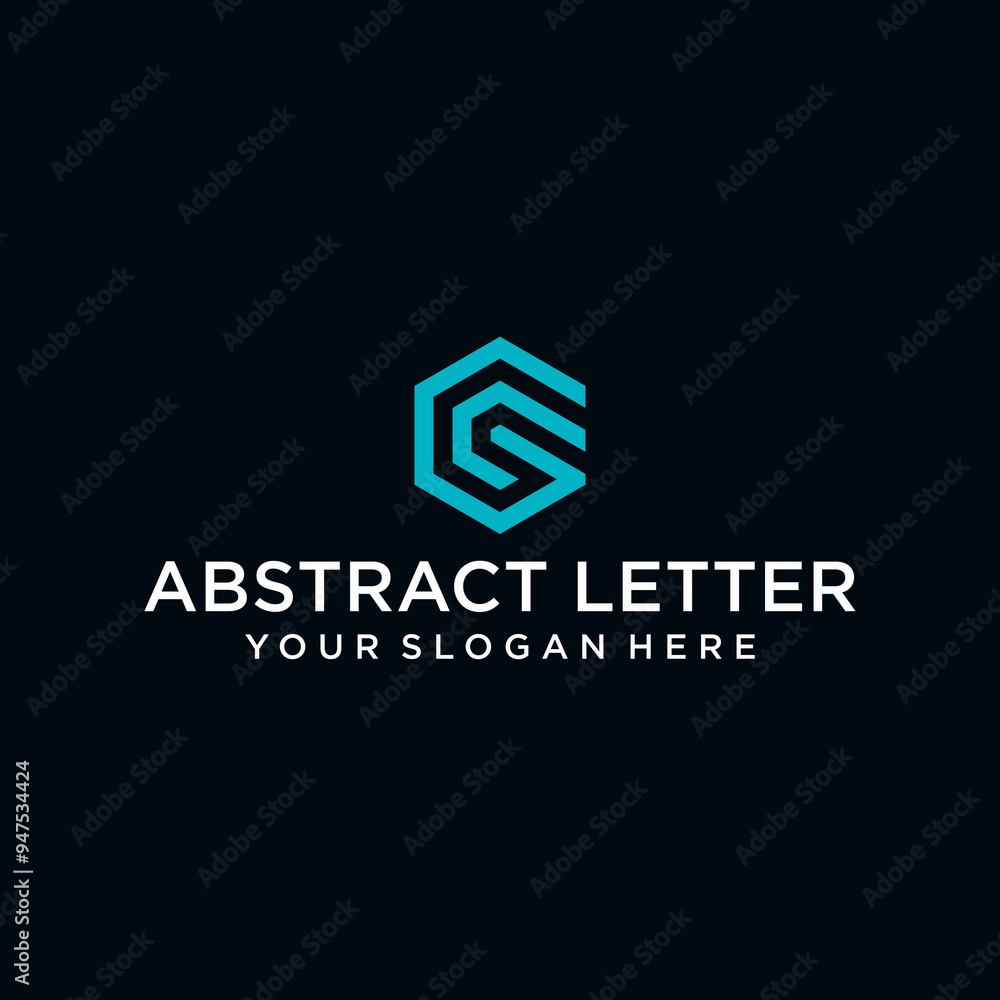 GC letter logo in the form of hexagons and cube logos with letter designs for corporate identity GC letter logo in the form of hexagons and cube logos with letter designs for corporate identity
