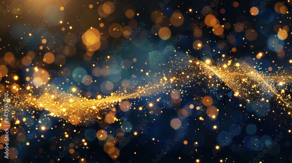 Golden Sparkles in the Dark Golden Sparkles in the Dark