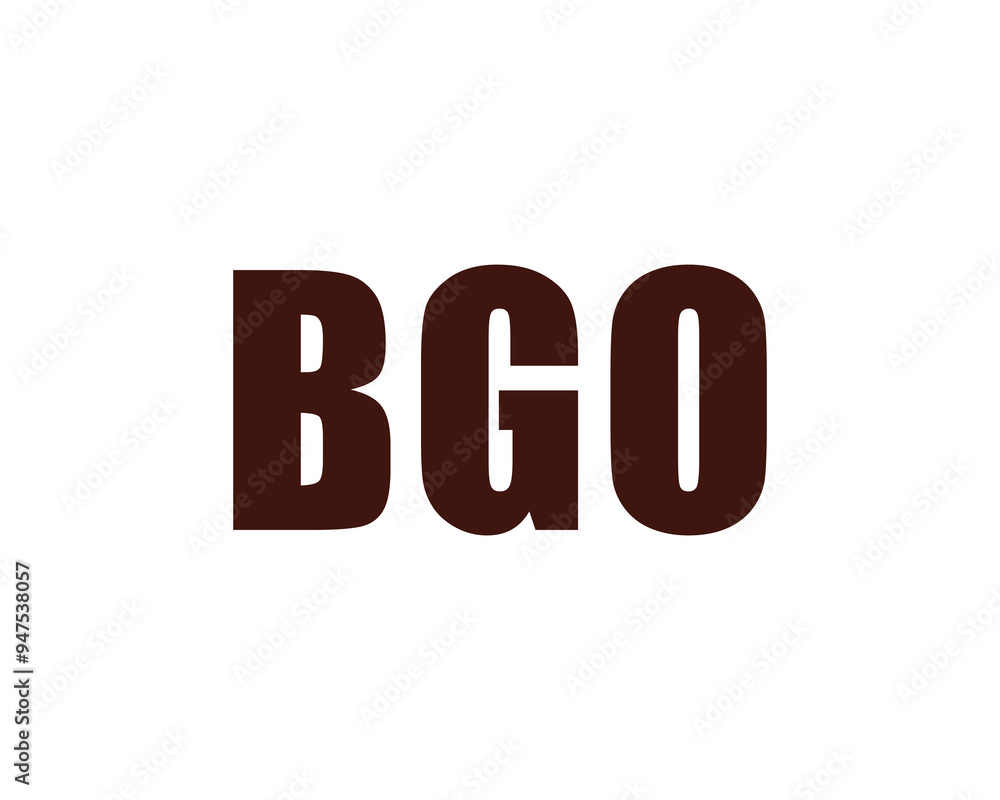 BGO logo design vector template. BGO BGO logo design vector template. BGO
