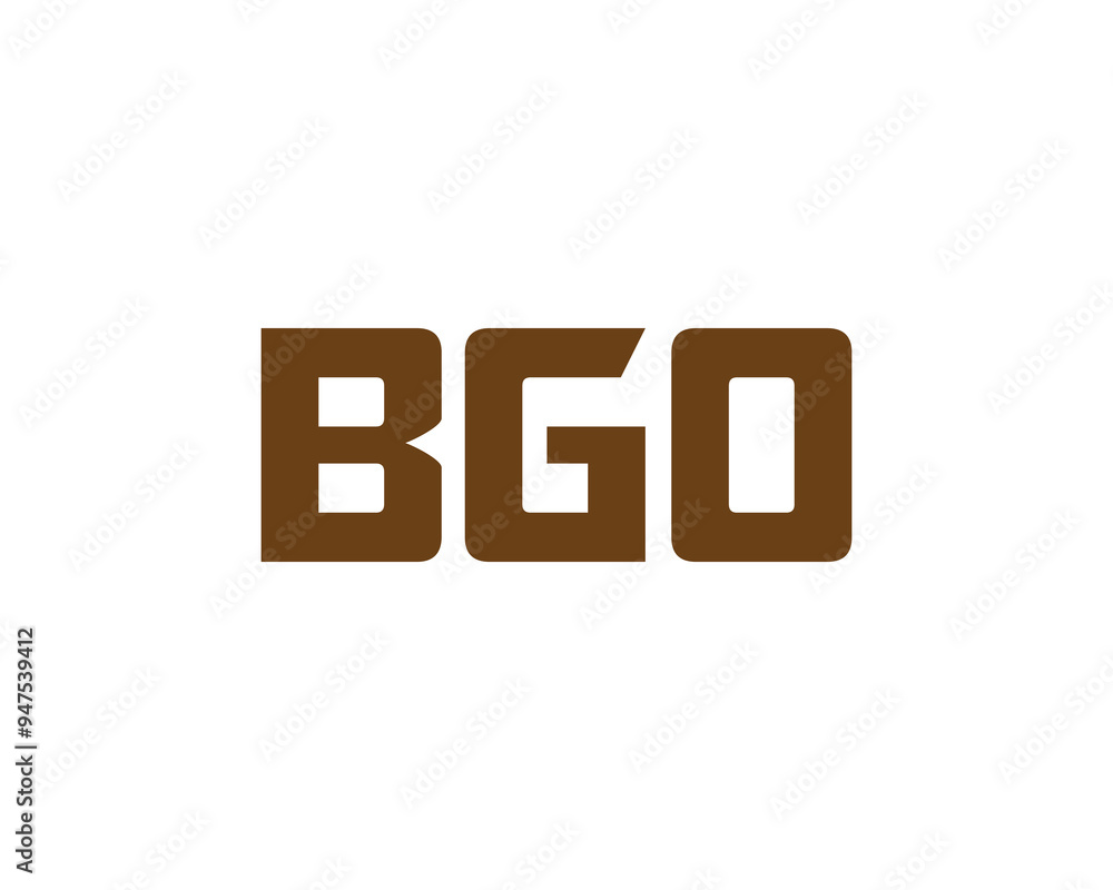 BGO logo design vector template. BGO BGO logo design vector template. BGO