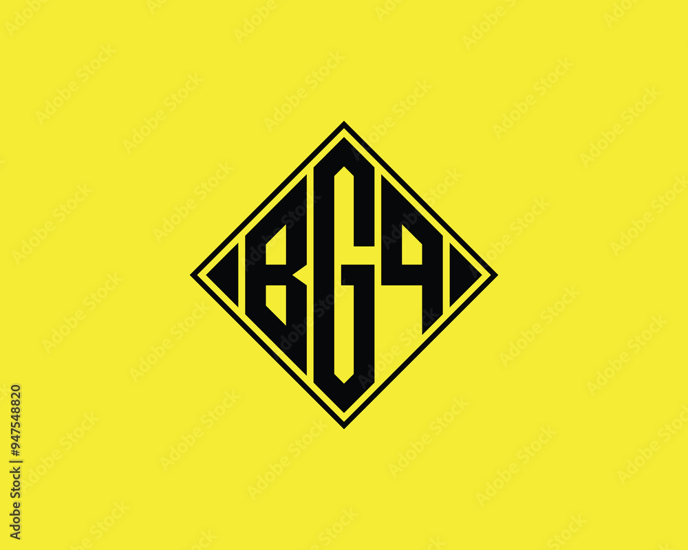 BGQ logo design vector template. BGQ BGQ logo design vector template. BGQ
