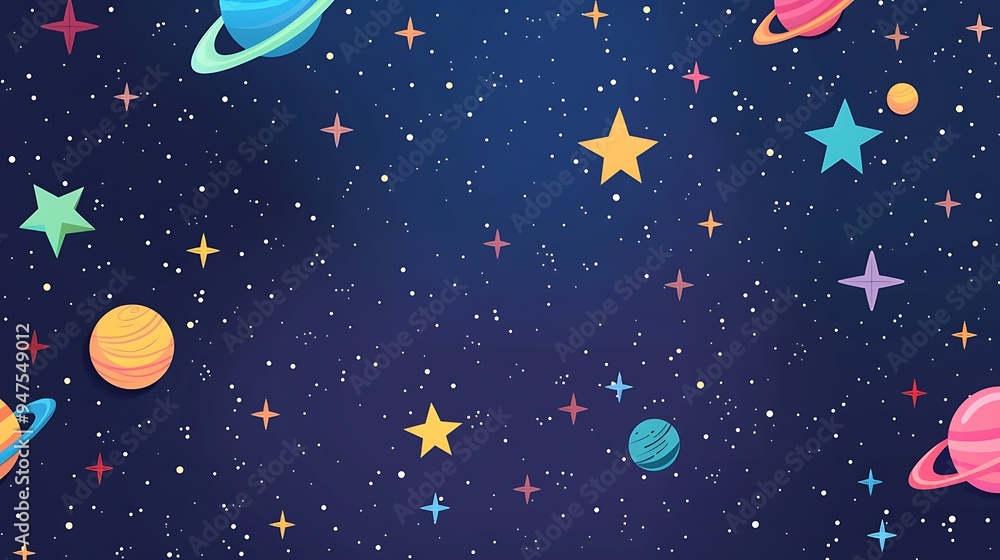 Night Sky with Stars Night Sky with Stars