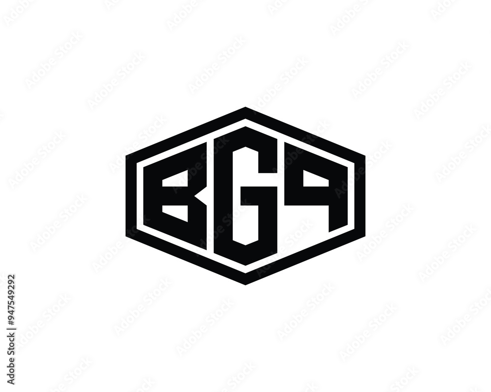 BGQ logo design vector template. BGQ BGQ logo design vector template. BGQ