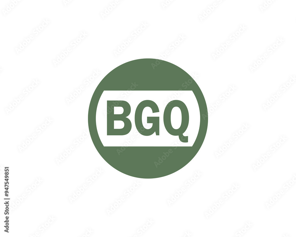 BGQ logo design vector template. BGQ BGQ logo design vector template. BGQ