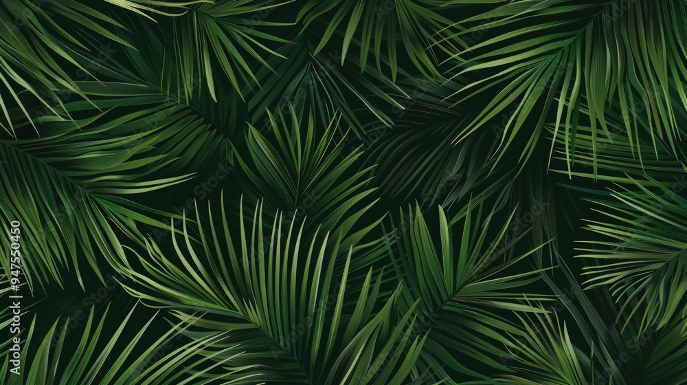 Tropical Palm Leaf Background Tropical Palm Leaf Background