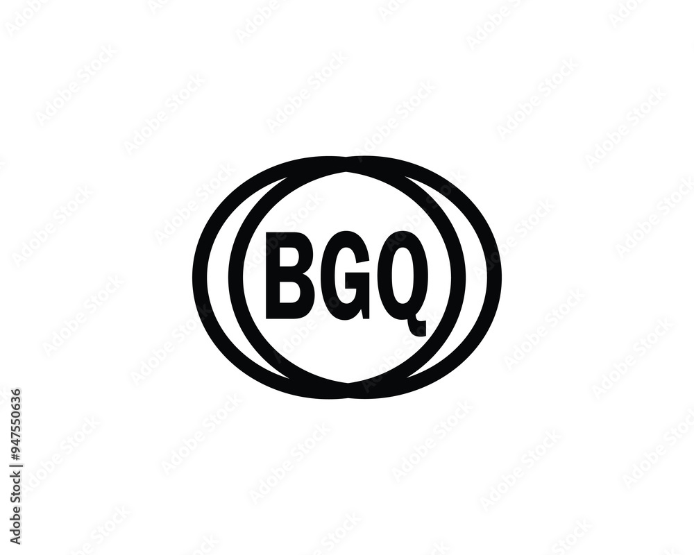 BGQ logo design vector template. BGQ BGQ logo design vector template. BGQ