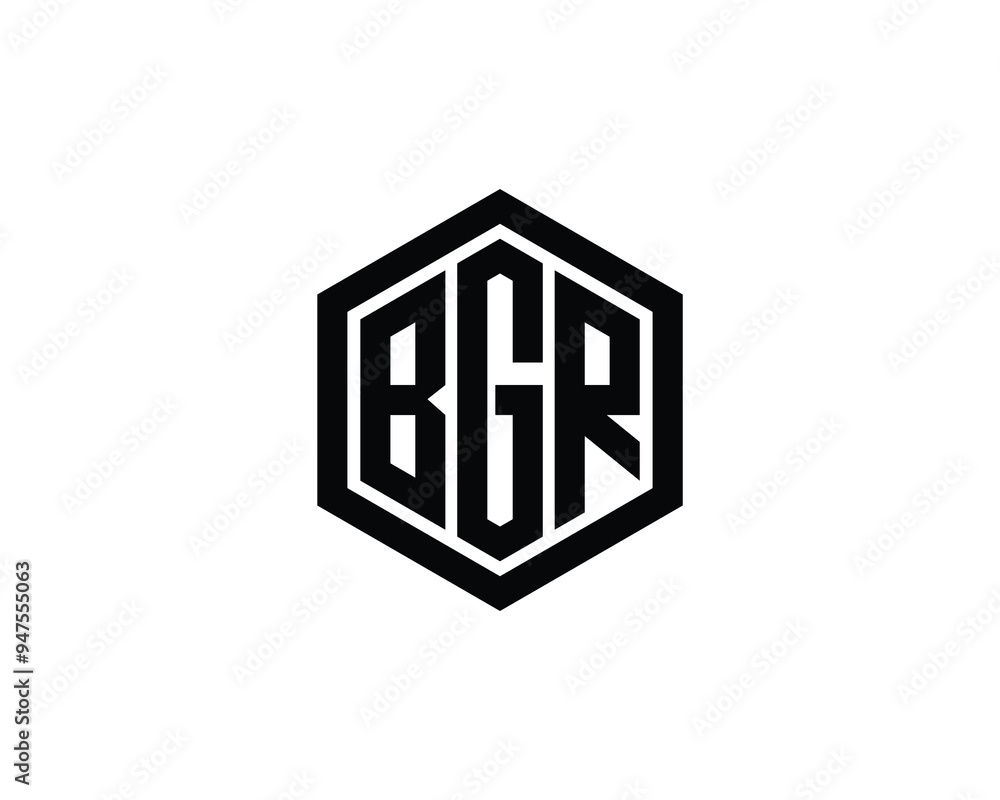 BGR logo design vector template BGR BGR logo design vector template BGR