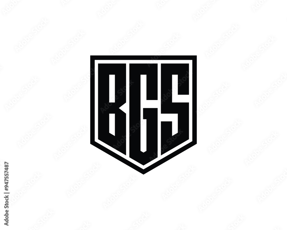 BGS logo design vector template. BGS BGS logo design vector template. BGS