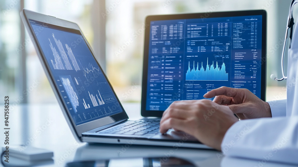 Data analytics tools help doctors analyze trends in patient outcomes and population health. Data analytics tools help doctors analyze trends in patient outcomes and population health.