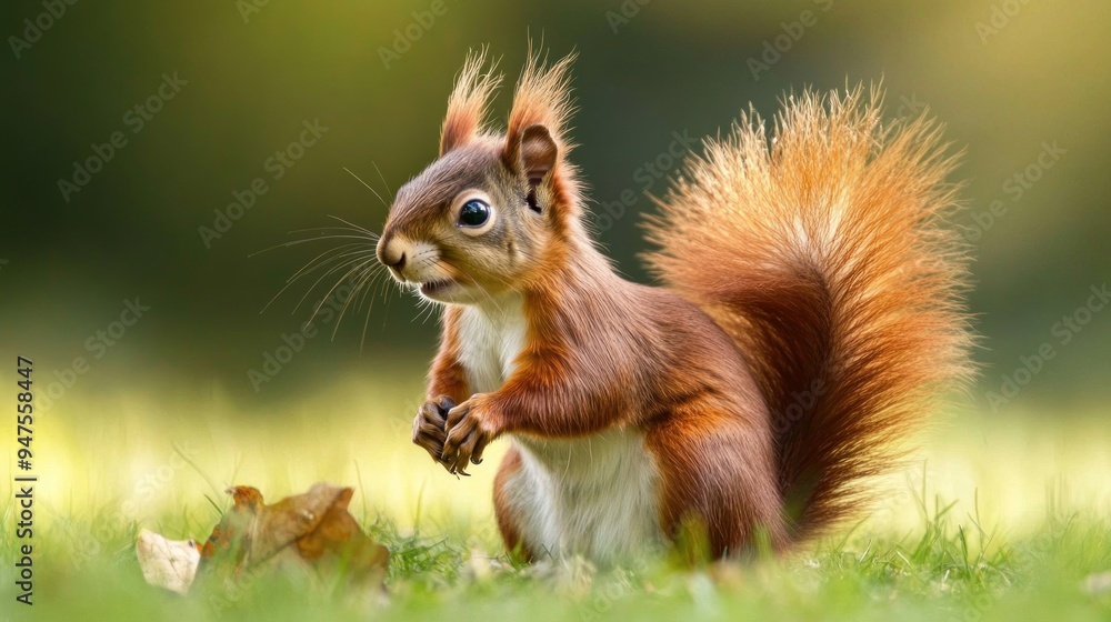 A Curious Red Squirrel A Curious Red Squirrel