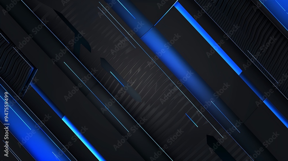 Abstract Blue and Black Graphic Design Abstract Blue and Black Graphic Design