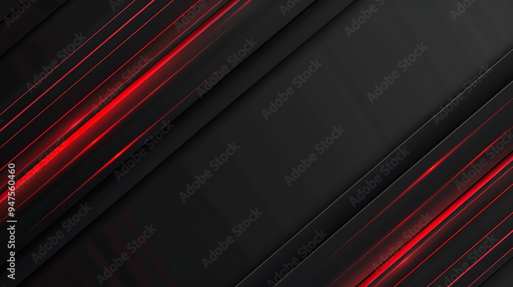 Obraz premium Abstract Blue and Black Graphic Design