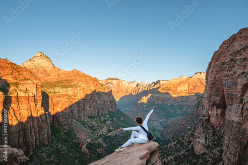 Canyon Overlook Point, Zion National Park photo